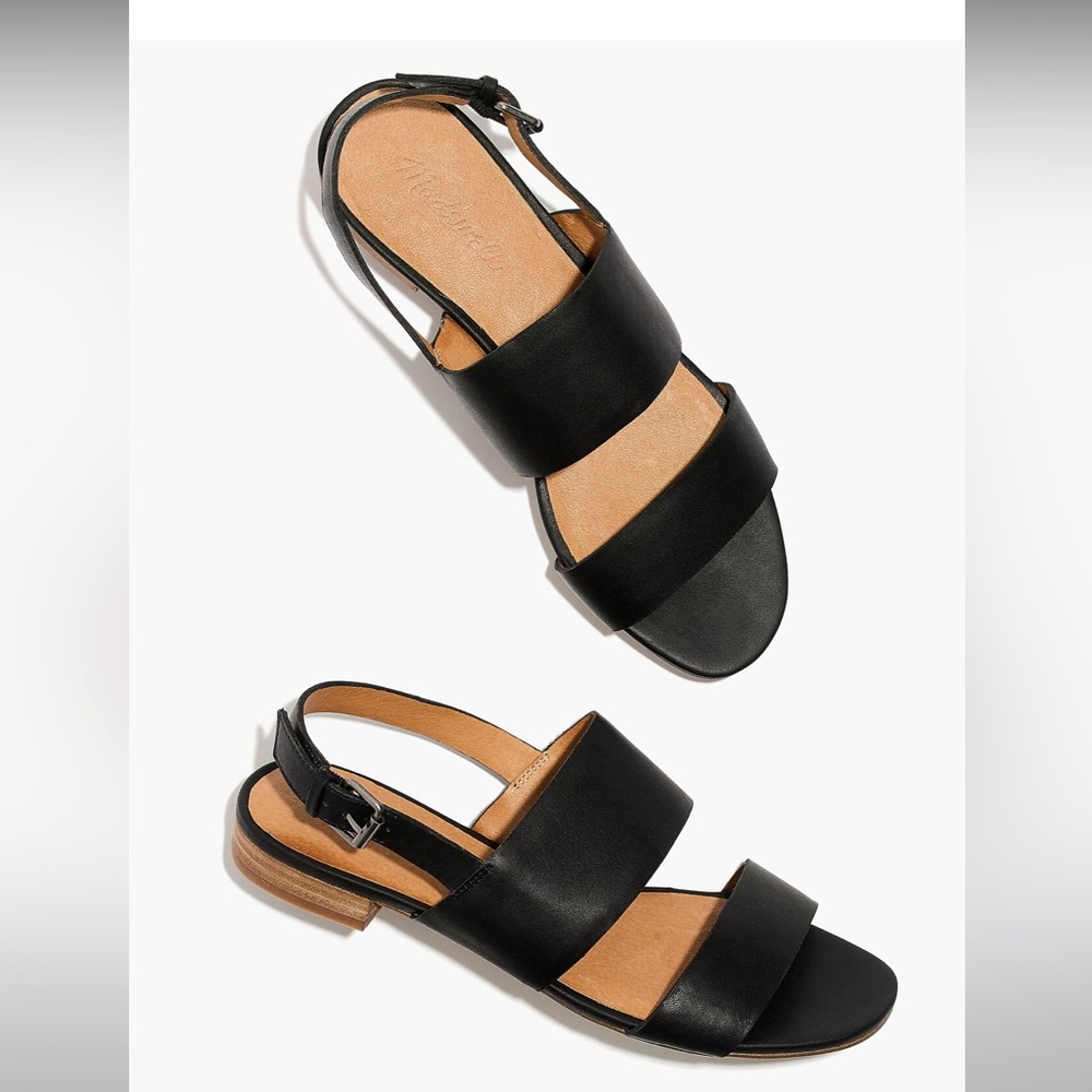 Madewell Elena Slingback Sandal in Black
